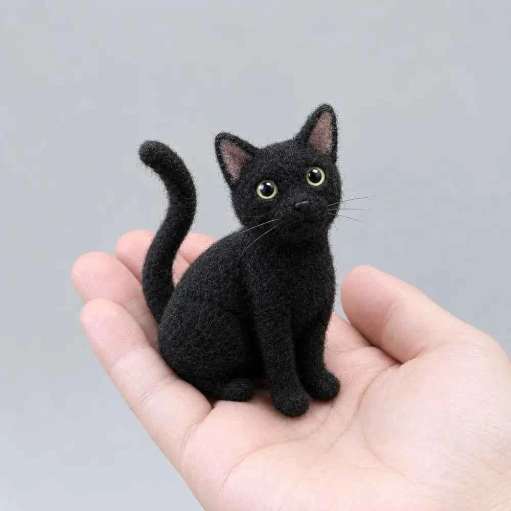 Custom Full-Body Felted Pet Sculpture – Cherish Your Pet's Spirit Forever