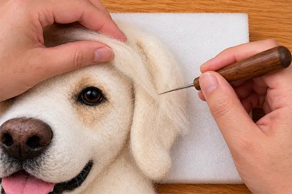 Can I Send My Pet’s Fur or Collar for a Felted Portrait?