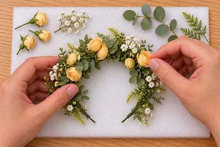 Creating the Floral Wreath
