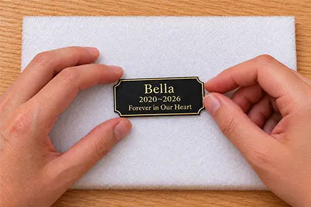 Add the Memorial Nameplate