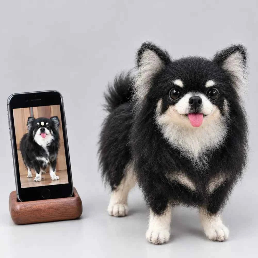 Custom Full-Body Felted Pet Sculpture – Cherish Your Pet's Spirit Forever